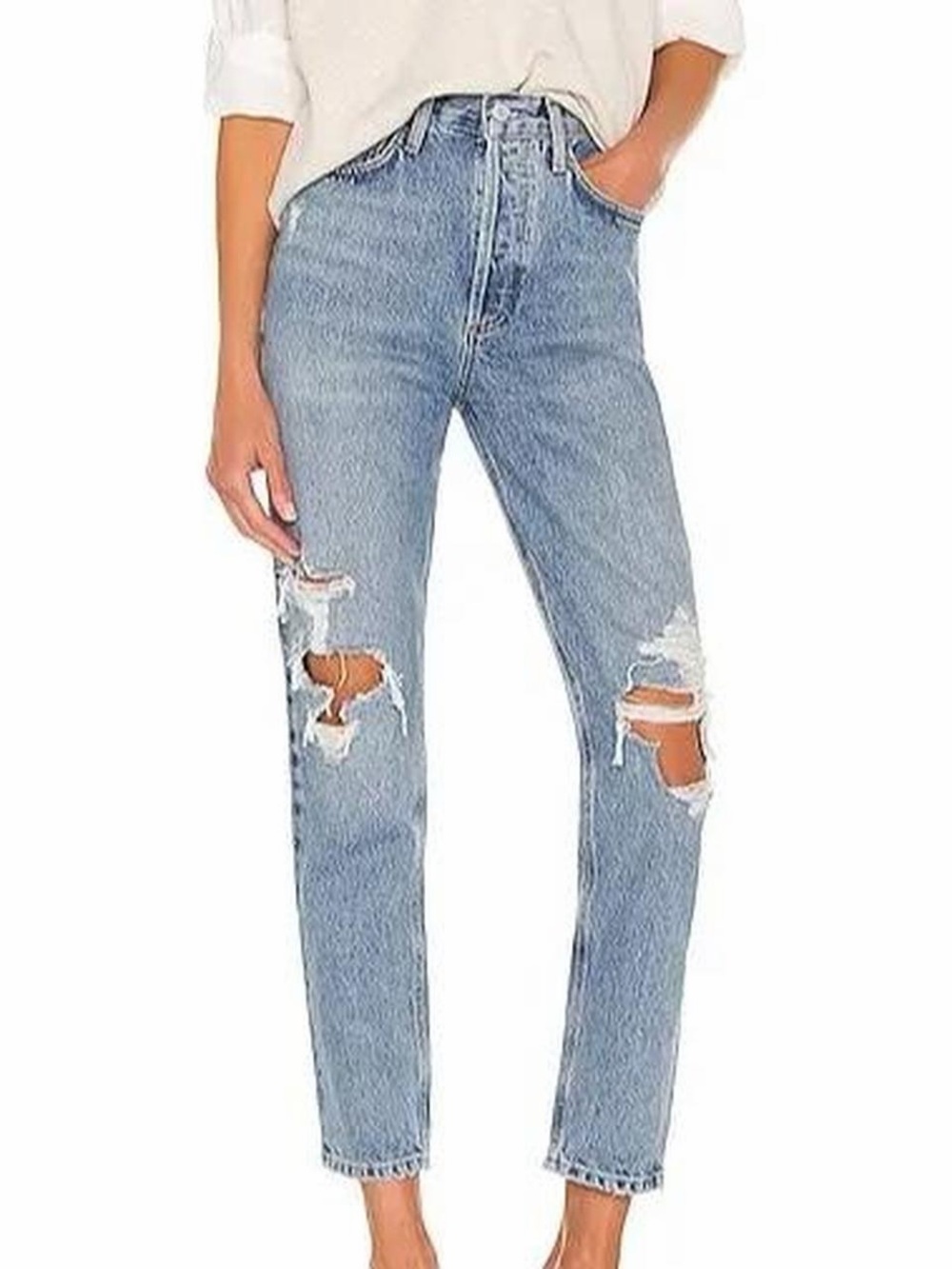 Revolve Agolde Fen High Rise Relaxed taper jeans